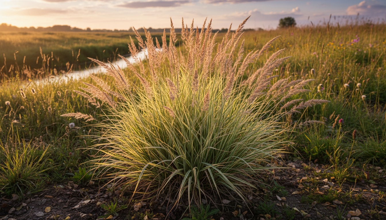 The Reed And Rite Feather Reed Grass 'Overdam' (Calamagrostis Acutiflora 'Overdam ...