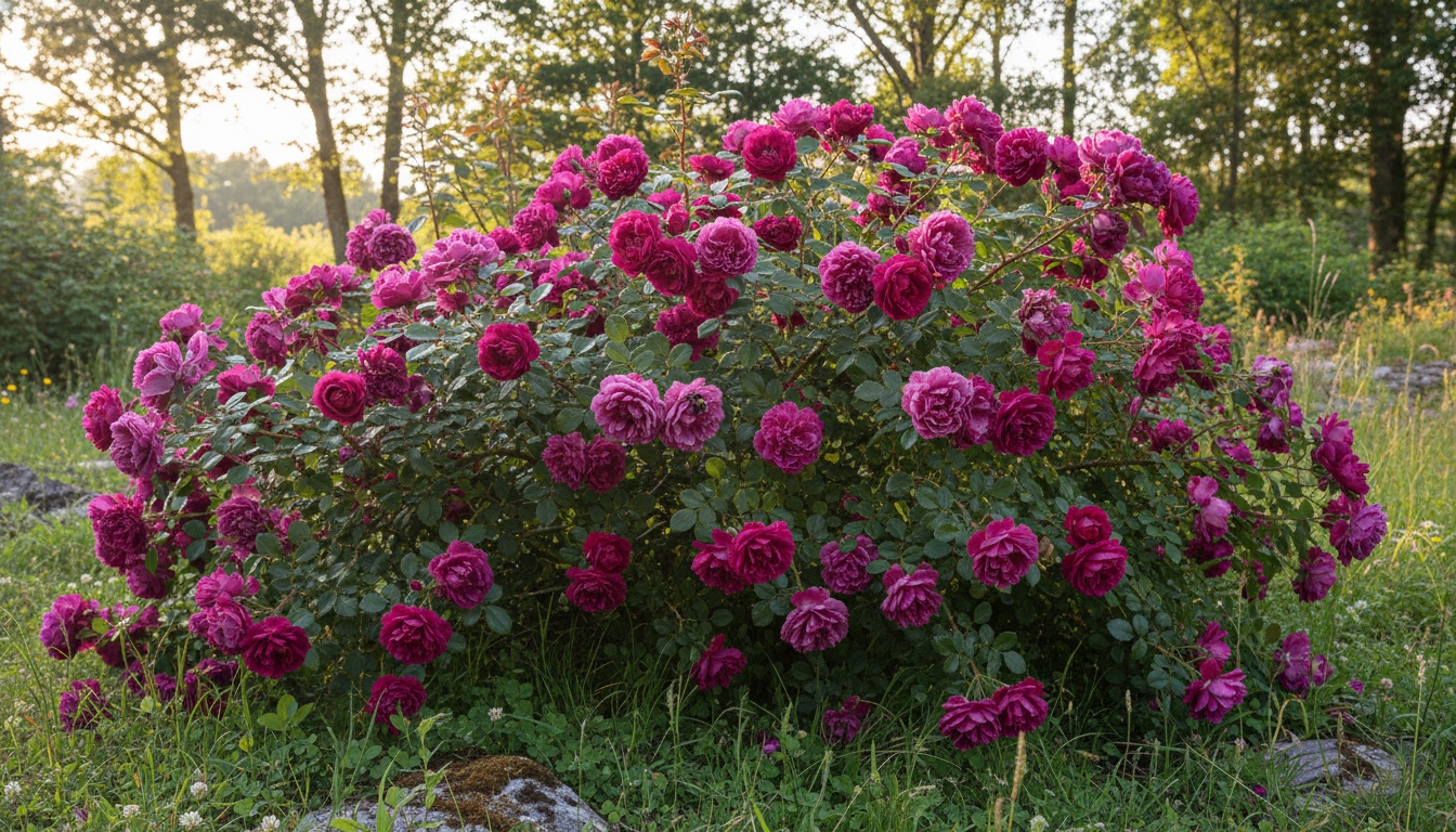 Pave Roses Fragrant Purple Red Shrub Roses 'Purple Pavement' (Rosa 'Purple ...